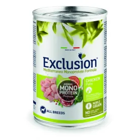 Вологий корм Exclusion Adult Chicken для дорослих собак всіх порід з куркою