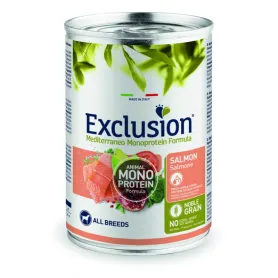Вологий корм Exclusion Adult Salmon для дорослих собак всіх порід з лососем