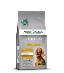 Сухий корм Arden Grange Grain Free Duck and Potato - для дорослих собак зі свіжою качкою, бататом та суперфудами