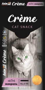 AnimAll Cat Snack Creme зі смаком макрелі