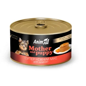 Влажный корм AnimAll (АнимАлл) Mother and Puppy - для собак и щенков, легкий старт кормления