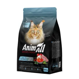 Сухой корм Animall (АнимАлл) - для кошек с лососем, белой рыбой и свежей индейкой
