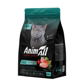 Сухой корм AnimAll (АнимАлл) — для стерилизованных котов, с курицей и свежим мясом ягненка