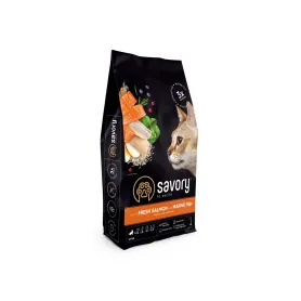 Сухий корм Savory Kitten rich in Fresh Salmon with Marine Fish - для кошенят всіх порід, зі свіжим лососем та морською рибою