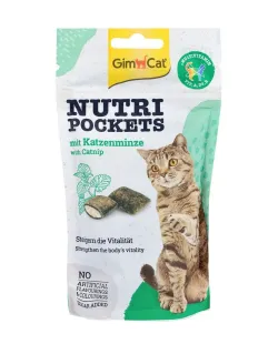 Вітамінні ласощі GimCat Nutri Pockets для підвищення іммунітету з котячою м'ятою та мультивітаміном для котів