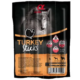 Полувлажное лакомство Alpha Spirit DOG Sticks Turkey палочки для собак всех пород, со вкусом индейки