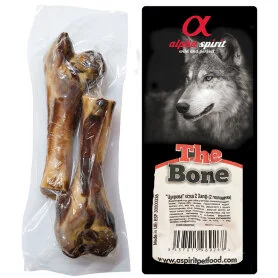 Лакомство Alpha Spirit Ham Bones Two Half - кости "Две половинки" в вакууме для собак, 15 см