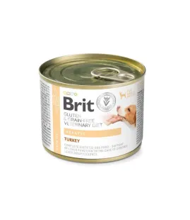 Влажный корм Brit VetDiet Hepatic для собак для поддержания функций печени, с индейкой