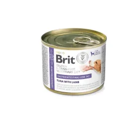 Влажный корм Brit VetDiet Gastrointestinal-Low Fat для собак при проблемах с пищеварением с ограниченным содержанием жира, с тунцом и ягнёнком