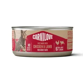 Беззерновий вологий корм Carnilove Chicken & Lamb - для котів, з куркою і ягням