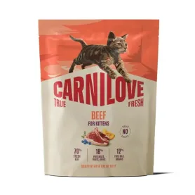 Сухий беззерновий корм Carnilove True Fresh Beef Kitten - для кошенят, з яловичиною