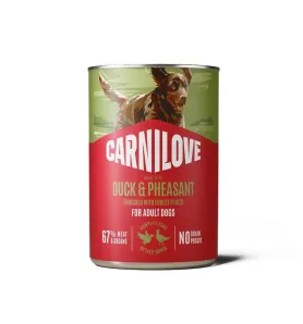 Беззерновой влажный корм Carnilove Duck & Pheasant — для собак, с уткой и фазаном