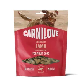 Беззерновые хрустящие лакомства Carnilove Crunchy Snack Lamb with Cranberries - для собак, с ягненком и клюквой
