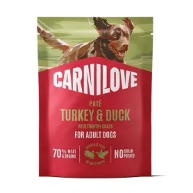 Беззерновой влажный корм Carnilove Turkey & Duck with Timothy Grass - для собак, с индейкой и уткой с тимофеевкой