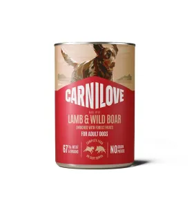 Беззерновой влажный корм Carnilove Lamb & Wild Boar - для собак, с ягнёнком и диким кабаном