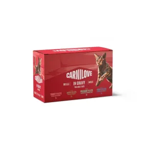 Набор беззернового влажного корма Carnilove Gravy Multipack — для кошек, в соусе, 12 шт х 85 г