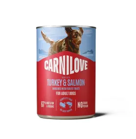 Беззерновой влажный корм Carnilove Salmon & Turkey - для собак, с индейкой и лососем