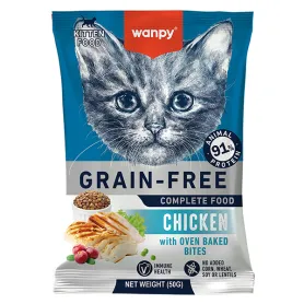 Сухий беззерновий корм Wanpy Kitten Grain Free Chicken - для кошенят, з куркою