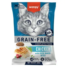 Сухий беззерновий корм Wanpy Adult Cat Grain Free Chicken - для дорослих котів, з куркою