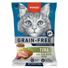 Сухий беззерновий корм Wanpy Adult Cat Grain Free Tuna - для котів, з тунцем