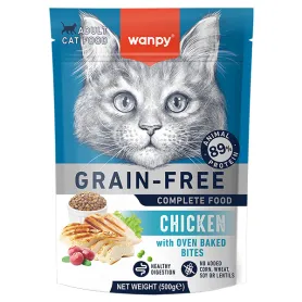 Сухий беззерновий корм Wanpy Adult Cat Grain Free Chicken - для дорослих котів, з куркою