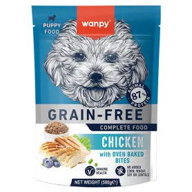 Сухий беззерновий корм Wanpy Puppy Grain Free Chicken - для цуценят усіх порід, з куркою