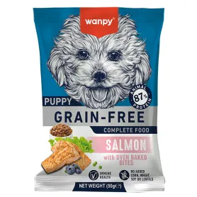 Сухий беззерновий корм Wanpy Puppy Grain Free Salmon - для цуценят усіх порід, з лососем