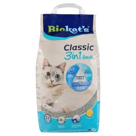 Бентонітовий наповнювач Biokats Classic Fresh 3in1 Cotton Blossom, з ароматом бавовни