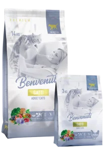 Сухий корм Benvenuti GATTI для дорослих котів, з куркою