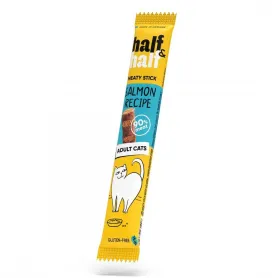 Беззерновые лакомства Half&Half - для кошек, с лососем