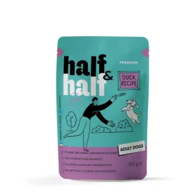 Беззерновой влажный корм Half&Half Duck in Gravy for Adult Dogs - для взрослых собак, кусочки утки в соусе