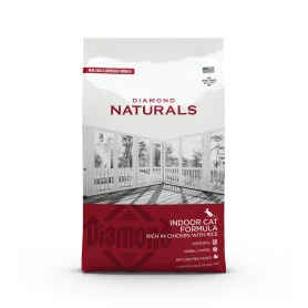Полноценный сухой корм Diamond Naturals Indoor Cat Chicken&Rice – для взрослых кошек, с мясом цыплят