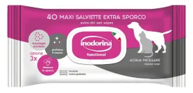 Салфетки Inodorina Functional Acqua Micellare для собак и кошек с мицеллярной водой