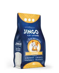 Бентонитовый наполнитель Jingo, с ароматом Жасмина