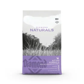 Полноценный сухой корм Diamond Naturals Kitten Chicken&Rice – для котят, с мясом цыплят