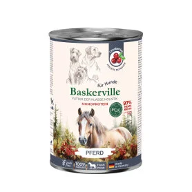 Влажный корм Baskerville - для взрослых собак, с кониной