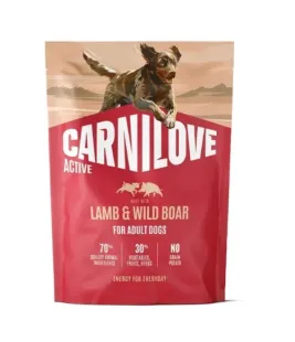 Сухий беззерновий корм Carnilove Active Lamb & Wild Boar - для дорослих собак усіх порід, з ягням та диким кабаном