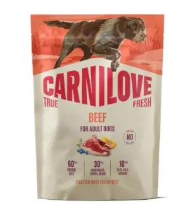 Сухий беззерновий корм Carnilove True Fresh Beef - для дорослих собак всіх порід, з яловичиною