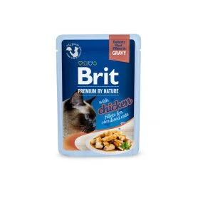 Brit Premium Delicate Fillets in Gravy Chicken for Sterilised