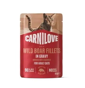 Беззерновий вологий корм Carnilove Gravy Wild Boar with Chamomile - для котів, з диким кабаном і ромашкою в соусі 