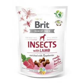 Brit Care Dog Crunchy Cracker Insects rich in Lamb enriched with Raspberries