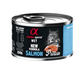 Полнорационный влажный корм Alpha Spirit Salmon for Adult Cats для взрослых кошек всех пород, с лососем