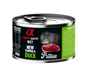 Полнорационный влажный корм Alpha Spirit Duck Adult Cat для взрослых кошек всех пород, с уткой