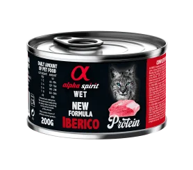 Полнорационный влажный корм Alpha Spirit Iberico for Adult Cats для взрослых кошек всех пород с иберийской свининой