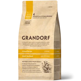 Grandorf CAT ADULT STERILISED 4 Meat Recipe
