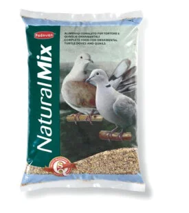 Полнорационный корм PADOVAN Natural Mix Tortore E Quaglie - для декоративных горлиц и перепелов
