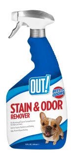 Спрей OUT! (АУТ!) Stain & Odor Remover для удаления пятен и запаха от жизнедеятельности собак и кошек