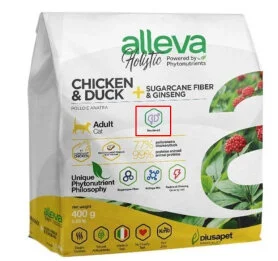Повнораціонний сухий корм Alleva Holistic Hairball Cat Adult Chicken&Duck - для дорослих котів з довгою шерстю або котів зі схильністю до утворення грудочок шерсті, з куркою та качкою 