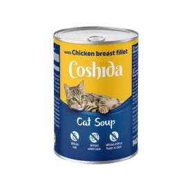Беззерновой суп Coshida Cat Soup with Chicken breast fillet - для кошек, с филе куриной грудки, 140 мл
