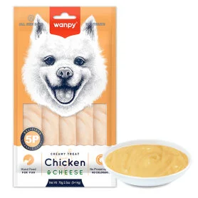Wanpy Creamy Lickable Treat Chicken and Cheese